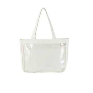 7283 Ita Tote Bag Clear Window for Pins Shoulder Handbag DIY, Cosplay